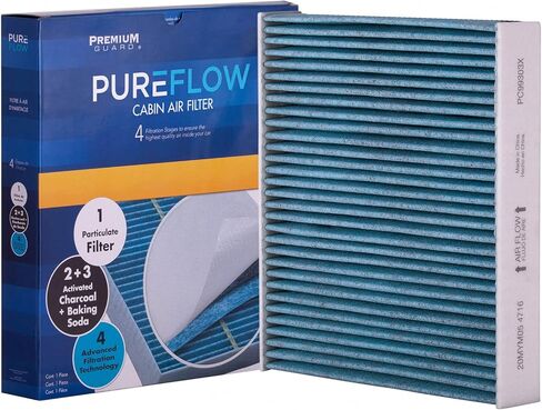 PG Cabin Air Filter PC99303C | يناسب 2009-2019 Maserati Granturismo ، 2006-2011 Quattroporte in Kuwait