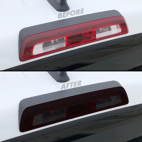 Slickmod Precut Vinyl Smoke Lint لعام 2014-2021 Toyota Tundra Tail Light (4. ضوء الفرامل الثالث ، دخان مظلم 20 ٪) in Saudi Arabia