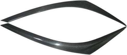 Headlight Eyelid Eyebrow Edge Cover Trim for Toyota C-HR CHR 2017 2018 2019 Carbon Fiber Color Car Accessories 2PCS in Kuwait