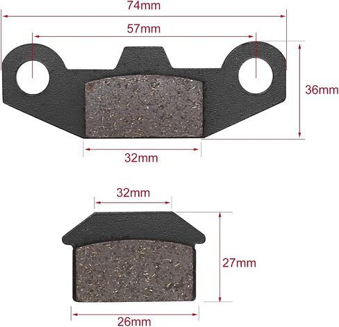 Brake Pads Replacement for SSR 140cc 125cc 110cc 70cc 50cc Lifan YX Thumpstar Demon Stomp BSE Kayo Pit Dirt Bike in Saudi Arabia
