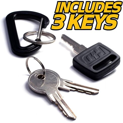 HD Switch Starter Ignition Key Switch for John Deere SX75 SX85 SX95 SRX75 SRX95 with 3 Keys and Free Carabiner Keychain in Saudi Arabia