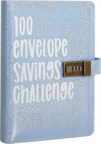 100 Envelopes Money Saving Challenge, Fun and Organized Challenges to Save $5,050, A5 Money Saving Budget Binder, Savings Challenges Book for Planning(Pink) in Saudi Arabia