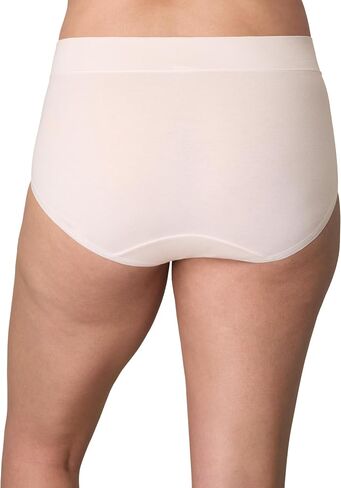 PLAYTEX Women's Brief Pack, Plus-Size Underwear Available, Tummy Smoothing, Moisture-Wicking, 3-Pack in Saudi Arabia
