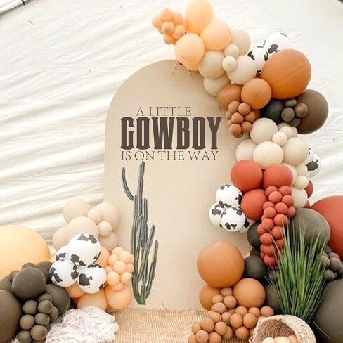 A Little Wild Flower Is On Her Way Baby Shower Balloon Arch Decoration - Girls Gender Reveal Party Decoration, Welcome Baby Girl Background Wall Decals(Wild Flower Decal pink) in Kuwait