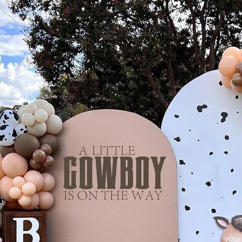 A Little Wild Flower Is On Her Way Baby Shower Balloon Arch Decoration - Girls Gender Reveal Party Decoration, Welcome Baby Girl Background Wall Decals(Wild Flower Decal pink) in Kuwait