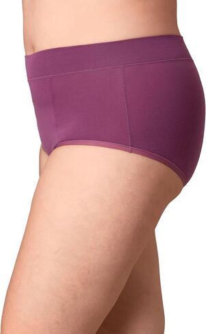 PLAYTEX Women's Brief Pack, Plus-Size Underwear Available, Tummy Smoothing, Moisture-Wicking, 3-Pack in Saudi Arabia