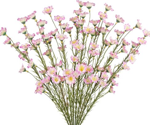16 Pcs Artificial Wildflowers with Stems Bulk Silk Spring Flowers Floral Picks 21inch Fake Forsythia Branches Faux Wildflowers Arrangements for Home Decor Indoor Outdoor Wedding Centerpieces in Kuwait