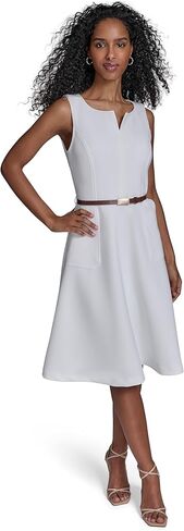 Calvin Klein Women's Scuba Aline Casual Sleeveless Dress in Saudi Arabia