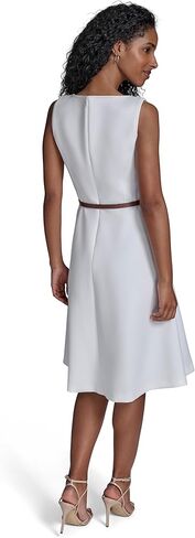 Calvin Klein Women's Scuba Aline Casual Sleeveless Dress in Saudi Arabia