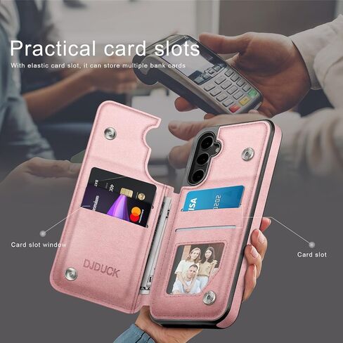 تم تصميمه لسيارات Samsung Galaxy S24 مع حامل البطاقة ، [غطاء المشابك المغناطيسي] in Kuwait