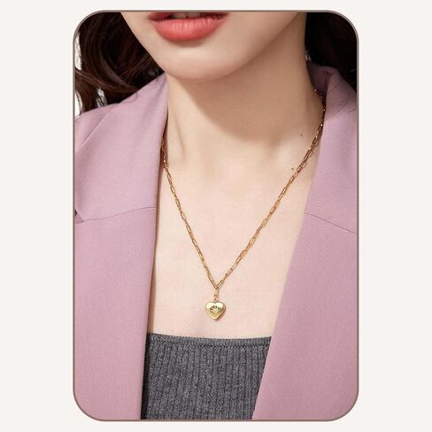 Gold Plated Necklace, Gold Necklace for Women, Dainty Necklace with Simple Pendant in Saudi Arabia