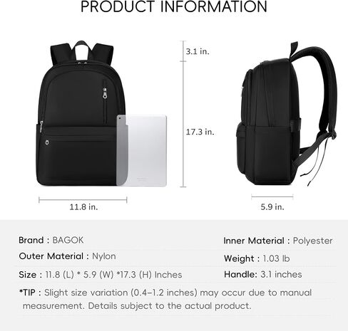 Lightweight Nylon Backpack for Women & Men – Foldable, Large Capacity, Ideal for School, Travel & Work in Kuwait
