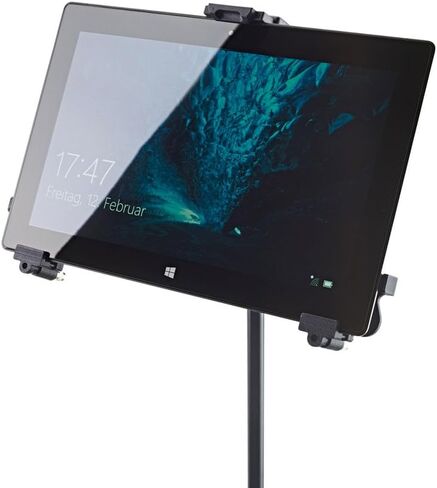 K & M König & Meyer 19790 Tablet-PC-Stativhalter Schwarz-إصدار الاتحاد الأوروبي in Saudi Arabia