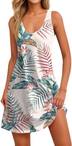 فساتين صيفية للسيدات 2025 Vneck Sundress Sundress Beach Dresses Dresses Dresses Dust Boho مع جيوب in Kuwait