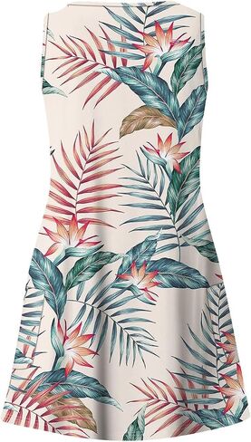 فساتين صيفية للسيدات 2025 Vneck Sundress Sundress Beach Dresses Dresses Dresses Dust Boho مع جيوب in Kuwait