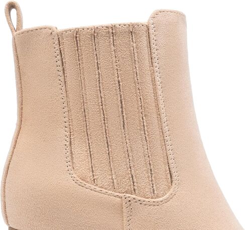 DREAM PAIRS Women's Ankle Boots Pointed Toe Chunky Block Heel Ankle Bootie Fall Short Booties Shoes in Saudi Arabia