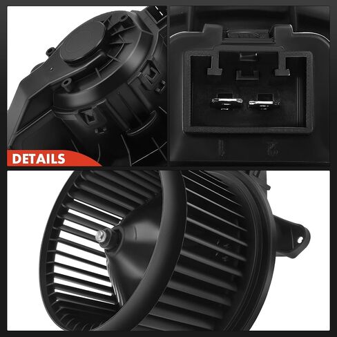A-Premium HVAC Heater Blower Motor Assembly Compatible with Ford Vehicles - Fiesta-2019, EcoSport 2018-2022 - Front Side, Replace# AV1Z19805C in Saudi Arabia