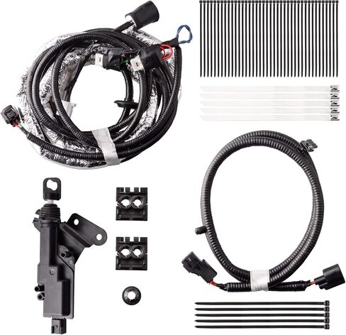 Tailgate Anti-Theft Lock Compatible for Toyota Tacoma 2016-2023 Truck Bed Tailgate Lock with Keys Made by Zinc Alloy - Black in Saudi Arabia