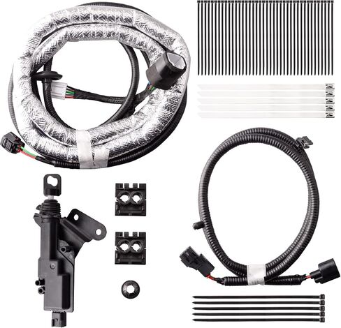 Tailgate Anti-Theft Lock Compatible for Toyota Tacoma 2016-2023 Truck Bed Tailgate Lock with Keys Made by Zinc Alloy - Black in Saudi Arabia