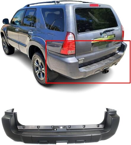 FitParts Compatible With Toyota 4Runner 2006 2007 2008 2009 Rear Bumper Cover. New, Primed & Ready for Paint. TO1100253 5215935190 in Saudi Arabia