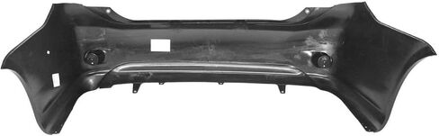MBI AUTO - Primered, Rear Bumper Cover for 2009 2010 Toyota Corolla Sedan 09 10, TO1100264 in Saudi Arabia