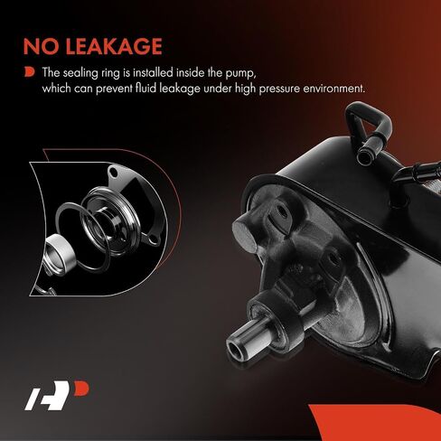 A-Premium Power Steering Pump, with Reservoir, Compatible with Chevrolet & GMC Models - 2001-2007 - Silverado 2500 HD, Silverado 3500, Suburban 2500, Sierra 2500 HD, Sierra 3500 Classic, Yukon XL 2500 in Saudi Arabia