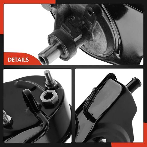 A-Premium Power Steering Pump, with Reservoir, Compatible with Chevrolet & GMC Models - 2001-2007 - Silverado 2500 HD, Silverado 3500, Suburban 2500, Sierra 2500 HD, Sierra 3500 Classic, Yukon XL 2500 in Saudi Arabia