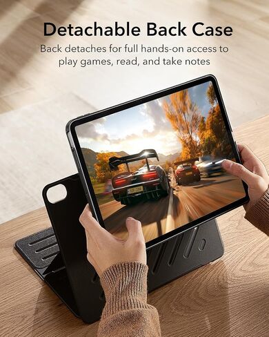 ESR for iPad Air 13 Inch Case M3/M2 (2025/2024), Removable Magnetic Cover, Adjustable Portrait/Landscape Stand with Raised Screen View, 9 Standing Angles, Shift Series, Blue in Kuwait