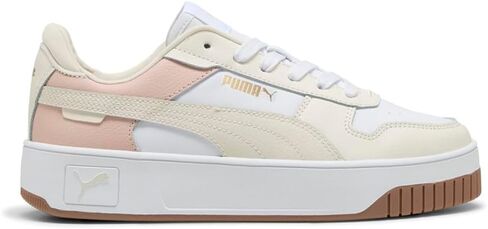 PUMA Womens Carina Street Lace Up Sneakers Shoes Casual - White in Saudi Arabia