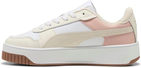 PUMA Womens Carina Street Lace Up Sneakers Shoes Casual - White in Saudi Arabia