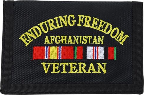 Armycrew Military Theme Embroidered Trifold Wallet (Navy, One Size) in Saudi Arabia
