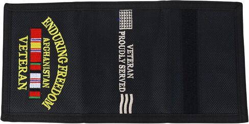 Armycrew Military Theme Embroidered Trifold Wallet (Navy, One Size) in Saudi Arabia