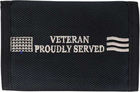 Armycrew Military Theme Embroidered Trifold Wallet (Navy, One Size) in Saudi Arabia