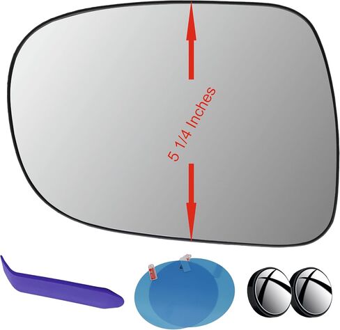 EAP DRIVER Side Mirror Glass متوافق مع Lexus ES350 2007-2009 ، IS250 IS350 2006-2008 ، يتم تسخينه بدون تعتيم تلقائي 8796153250 8796153240 in Kuwait