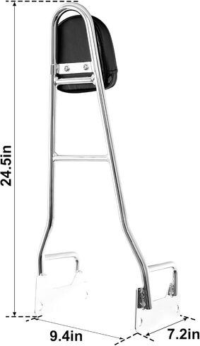 TCMT TALL SISSY BAR BACKREST BACKET FIT FOR HARLEY Sportster XL883 1200 2004-2022 48 XL1200X 13-14 XL1200XS18-19 IRON 1200 XL1200NS 18-21 42 XL1200V 12-16 1200 N1200N 09-12 in Saudi Arabia