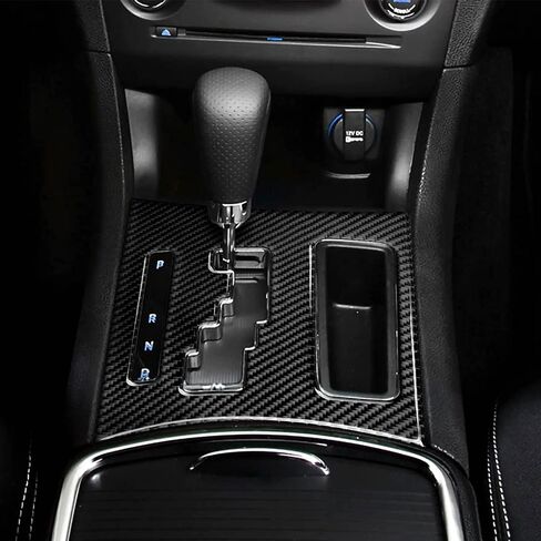 Car Gear Shift Panel Cover Decals for 2011 2012 2013 2014 Dodge Charger Accessories Carbon Fiber Interior Stickers in Kuwait