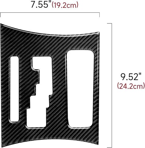 Car Gear Shift Panel Cover Decals for 2011 2012 2013 2014 Dodge Charger Accessories Carbon Fiber Interior Stickers in Kuwait