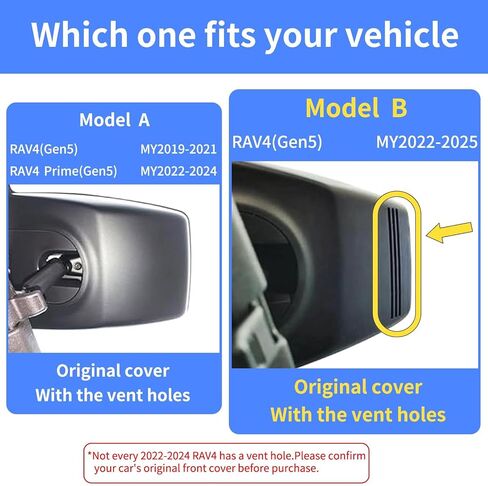 Front 4K Dash Cam for 2022 2023 2024 2025 Toyota RAV4 Hybrid LE Limited SE Adventure XLE XSE (Model B)(with Vent Hole),OEM-Style,Loop Recording,Easy Installation,WiFi & App,64G Card in Kuwait