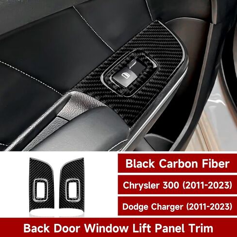 Car Gear Shift Panel Cover Decals for 2011 2012 2013 2014 Dodge Charger Accessories Carbon Fiber Interior Stickers in Kuwait