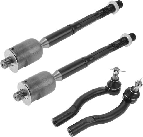 X AUTOHAUX 4pcs Front Inner Outer Tie Rod Ends Kit Suspension Steering Tie Rod End for Toyota Solara 04-08 for Lexus ES330 04-06 Drag Link No.ES80603/EV420 in Saudi Arabia
