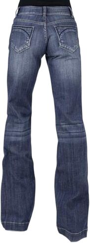 Stetson Women's 214 Trouser Jeans Blue 2 LNG in Saudi Arabia