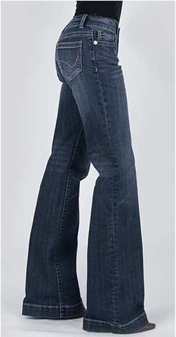 Stetson Women's 214 Trouser Jeans Blue 2 LNG in Saudi Arabia