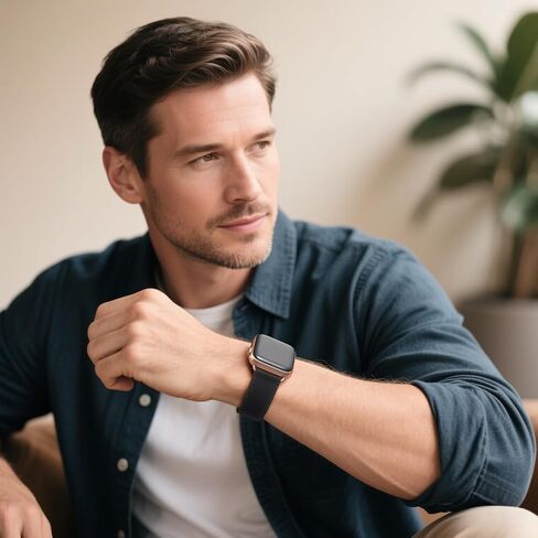 Bestig Leather Bands متوافق مع Apple Watch Band 38mm 40mm 41mm 42mm 44mm 45mm 46mm 49mm للنساء ، حزام معصم من الجلد الأصلي لـ Iwatch Ultra Se Series 10 9 8 7 5 4 3 2 1 in Kuwait