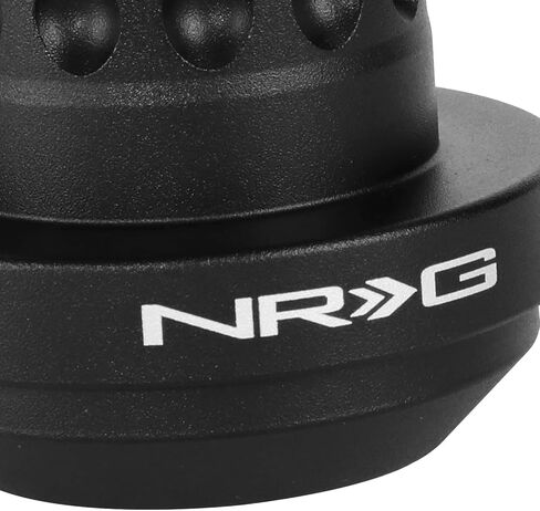 NRG Innovations NRG-SRK-142H Racing Style Steering Wheel Quick Release Short Hub Adapter, 6 X 70mm Bolt Pattern, Black Body in Saudi Arabia