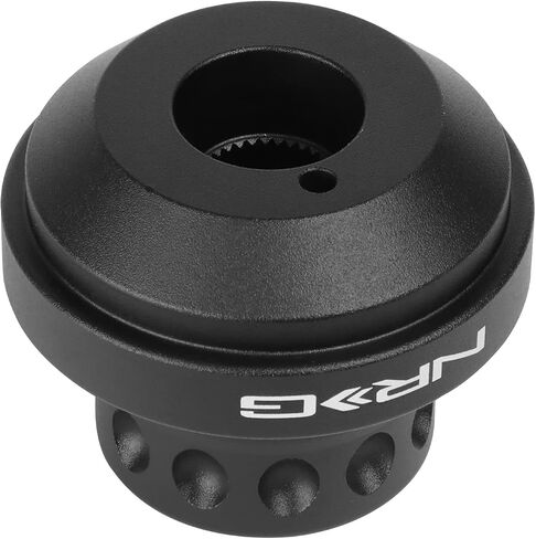 NRG Innovations NRG-SRK-142H Racing Style Steering Wheel Quick Release Short Hub Adapter, 6 X 70mm Bolt Pattern, Black Body in Saudi Arabia