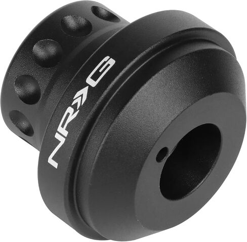 NRG Innovations NRG-SRK-142H Racing Style Steering Wheel Quick Release Short Hub Adapter, 6 X 70mm Bolt Pattern, Black Body in Saudi Arabia