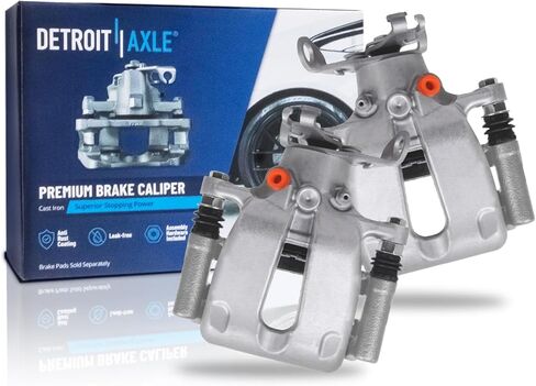 Detroit Axle - 2 الفرجار الفرامل الخلفية لعام 2014-2015 شيفروليه ماليبو 2016 Malibu Limited ، الفرجار الفرامل مع استبدال القوس in Saudi Arabia