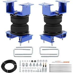 MaxPeedingrods 5000 رطل أدوات التعليق الهوائي لشيفروليه سيلفرادو 1500 Trail Boss GMC Sierra 1500 AT4 4WD 2019-2025 Air Helper Spring Kit in Kuwait