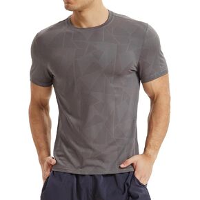 Dry Fit Shirts for Men Lightweight Athletic Shirts Short Sleeve Moisture Wicking Running Workout Gym Shirts in Saudi Arabia