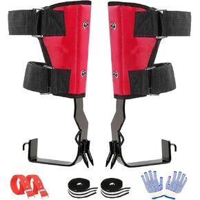 Tree Climbing Spikes, Tree Climbing Gear Set,Tree Climbing Kit with 2 Claws and Wide Pedal,Camouflage Green Tree Climbing Equipment, Tree Spikes Set for Climbing,Picking Fruit, Outdoor in Kuwait